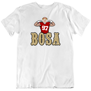 Nick Bosa Flexing Beast San Francisco Football Fan V2 T Shirt