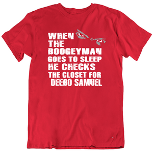Deebo Samuel Boogeyman San Francisco Football Fan T Shirt