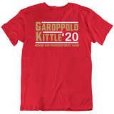 Jimmy Garoppolo George Kittle 20 Making San Francisco Great Again Football Fan T Shirt