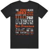 The Legend Of San Francisco Banner San Francisco Sf Baseball Fan V2 T Shirt