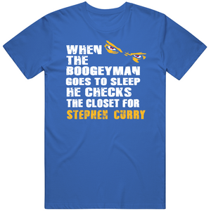 Stephen Curry Boogeyman Golden State Basketball Fan T Shirt