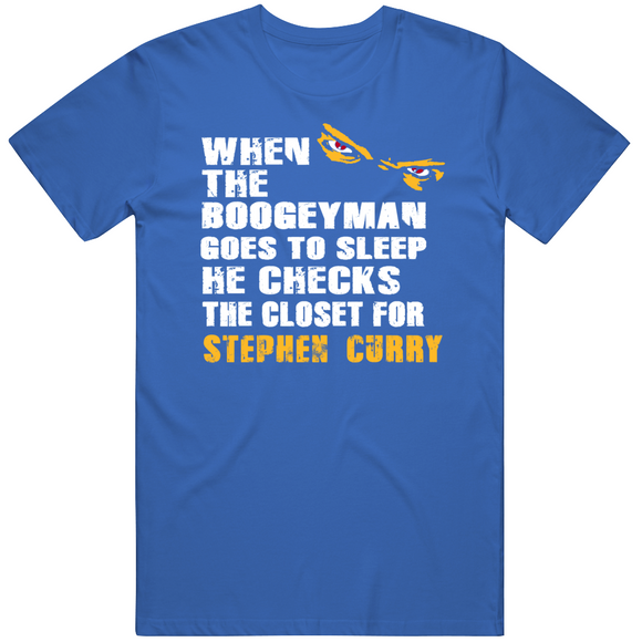 Stephen Curry Boogeyman Golden State Basketball Fan T Shirt