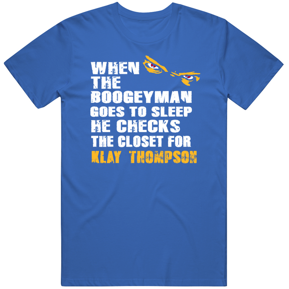 Klay Thompson Boogeyman Golden State Basketball Fan T Shirt