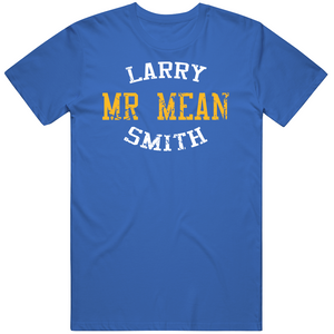 Larry Smith Mr Mean Golden State Basketball Fan Distressed T Shirt