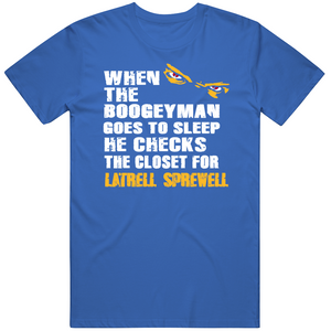 Latrell Sprewell Boogeyman Golden State Basketball Fan T Shirt