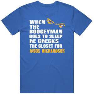 Jason Richardson Boogeyman Golden State Basketball Fan T Shirt