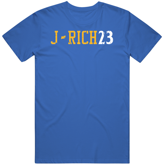 Jason Richardson J Rich 23 Golden State Basketball Fan Distressed T Shirt