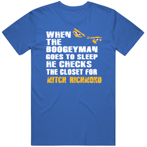 Mitch Richmond Boogeyman Golden State Basketball Fan T Shirt