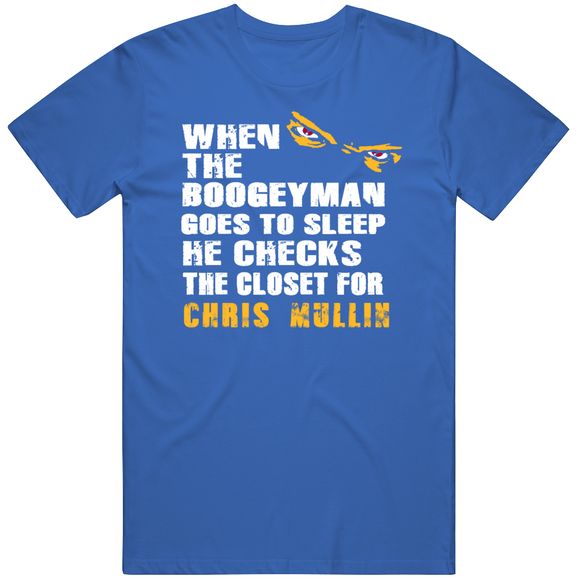 Chris Mullin Boogeyman Golden State Basketball Fan T Shirt