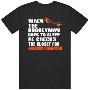 Brandon Crawford Boogeyman San Francisco Baseball Fan T Shirt