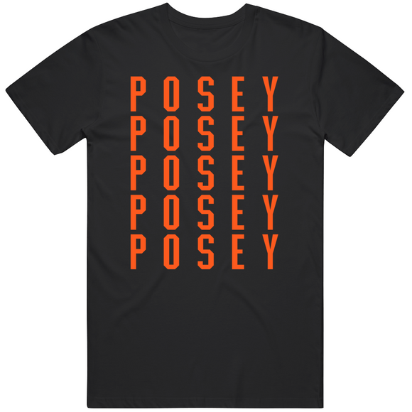 Buster Posey X5 San Francisco Baseball Fan T Shirt