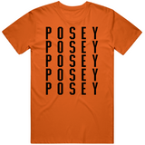 Buster Posey X5 San Francisco Baseball Fan V3 T Shirt