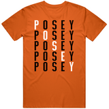 Buster Posey X5 San Francisco Baseball Fan V4 T Shirt