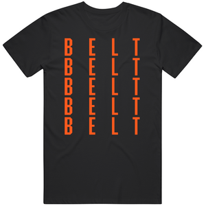 Brandon Belt X5 San Francisco Baseball Fan T Shirt