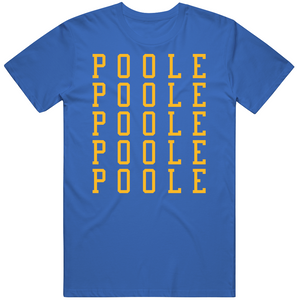 Jordan Poole X5 Golden State Basketball Fan T Shirt