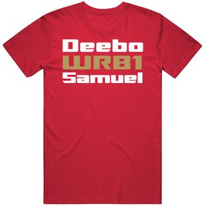 Deebo Samuel Wrb1 San Francisco Football Fan T Shirt