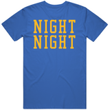 Stephen Curry Night Night Golden State Basketball Fan T Shirt