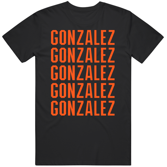 Luis Gonzalez X5 San Francisco Baseball Fan V2 T Shirt