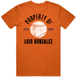 Luis Gonzalez Property Of San Francisco Baseball Fan T Shirt