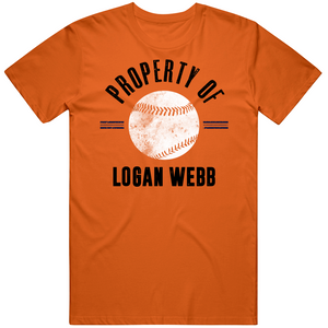 Logan Webb Property Of San Francisco Baseball Fan T Shirt