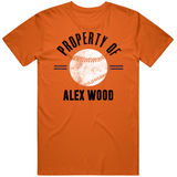 Alex Wood Property Of San Francisco Baseball Fan T Shirt