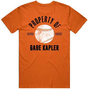 Gabe Kapler Property Of San Francisco Baseball Fan T Shirt