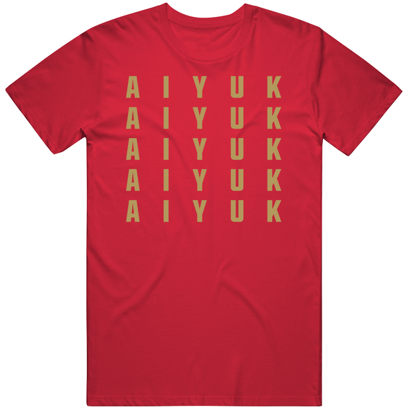 Brandon Aiyuk X5 San Francisco Football Fan T Shirt