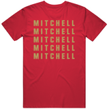 Elijah Mitchell X5 San Francisco Football Fan T Shirt