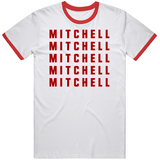 Elijah Mitchell X5 San Francisco Football Fan V3 T Shirt
