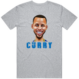 Stephen Curry Caricature Golden State Basketball Fan V2 T Shirt