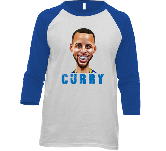 Stephen Curry Caricature Golden State Basketball Fan V3 T Shirt