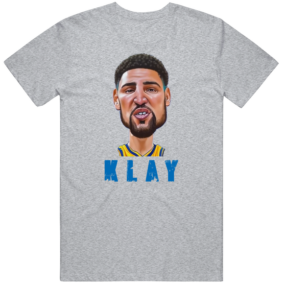 Klay Thompson Caricature Golden State Basketball Fan V2 T Shirt