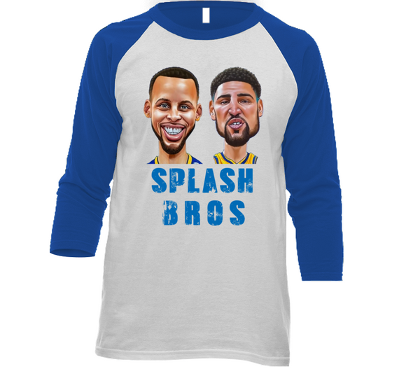 Curry Thompson Splash Bros Caricature Golden State Basketball Fan V3 T Shirt