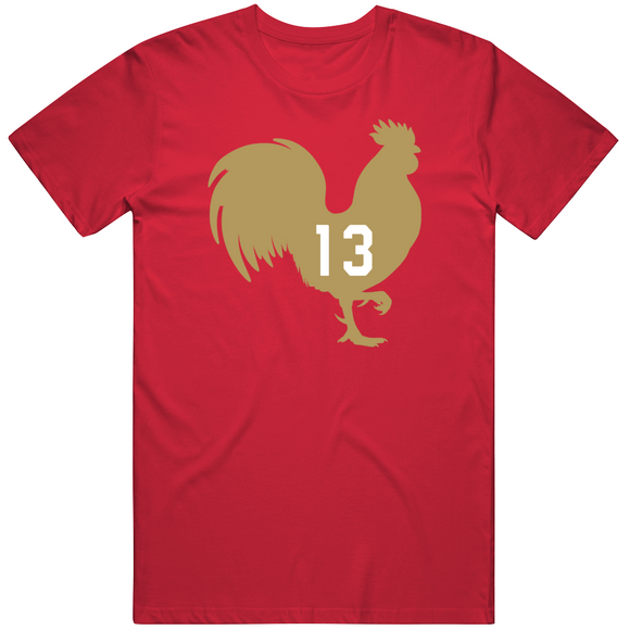 Brock Purdy Rooster 13 San Francisco Football Fan T Shirt