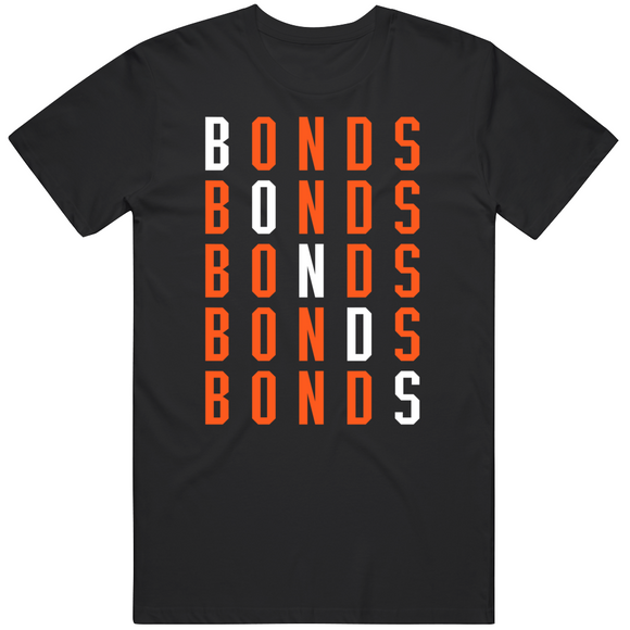 Barry Bonds X5 San Francisco Baseball Fan V3 T Shirt