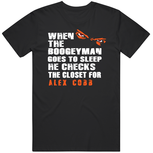 Alex Cobb Boogeyman San Francisco Baseball Fan T Shirt
