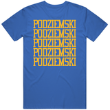 Brandin Podziemski X5 Golden State Basketball Fan T Shirt