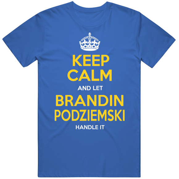 Brandin Podziemski Keep Calm Golden State Basketball Fan T Shirt