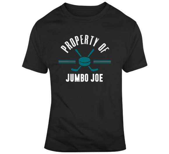 Joe Thornton Jumbo Joe Property Of San Jose Hockey Fan T Shirt