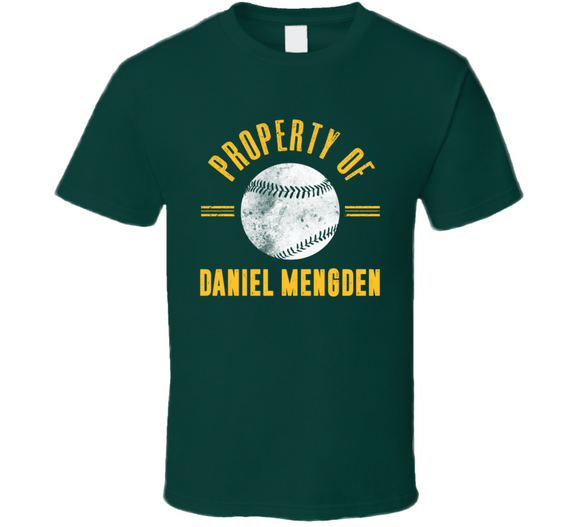 Daniel Mengden Property Of Oakland Baseball Fan T Shirt