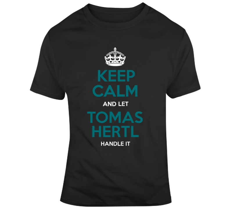 Tomas Hertl Keep Calm San Jose Hockey Fan T Shirt – theBayAreaTshirts