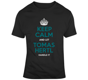 Tomas Hertl Keep Calm San Jose Hockey Fan T Shirt