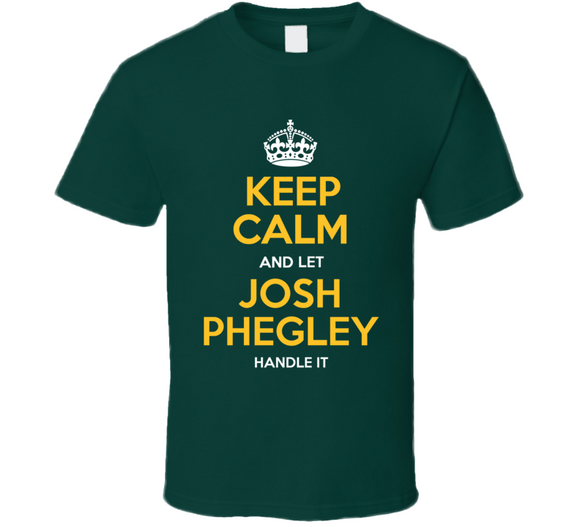 Josh Phegley Keep Calm Oakland Baseball Fan T Shirt