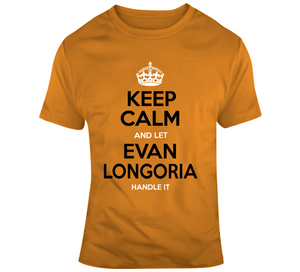 Evan Longoria Keep Calm San Francisco Baseball Fan T Shirt