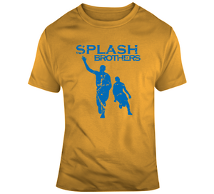 Curry Thompson Splash Brothers Golden State Basketball Fan Distressed V2 T Shirt