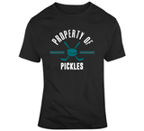 Marc Edouard Vlasic Pickles Property Of San Jose Hockey Fan T Shirt