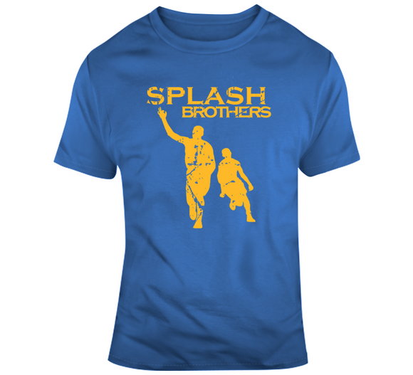 Curry Thompson Splash Brothers Golden State Basketball Fan Distressed T Shirt