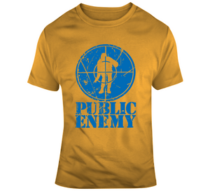 Toronto Public Enemy Golden State Basketball Fan Distressed T Shirt