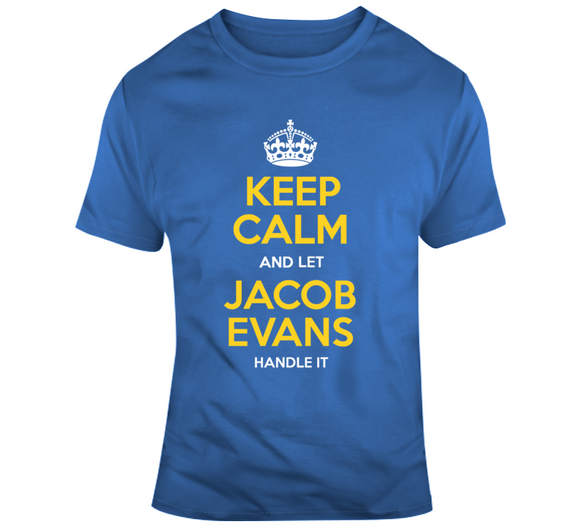 Jacob Evans Keep Calm Golden State Basketball Fan T Shirt