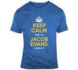 Jacob Evans Keep Calm Golden State Basketball Fan T Shirt